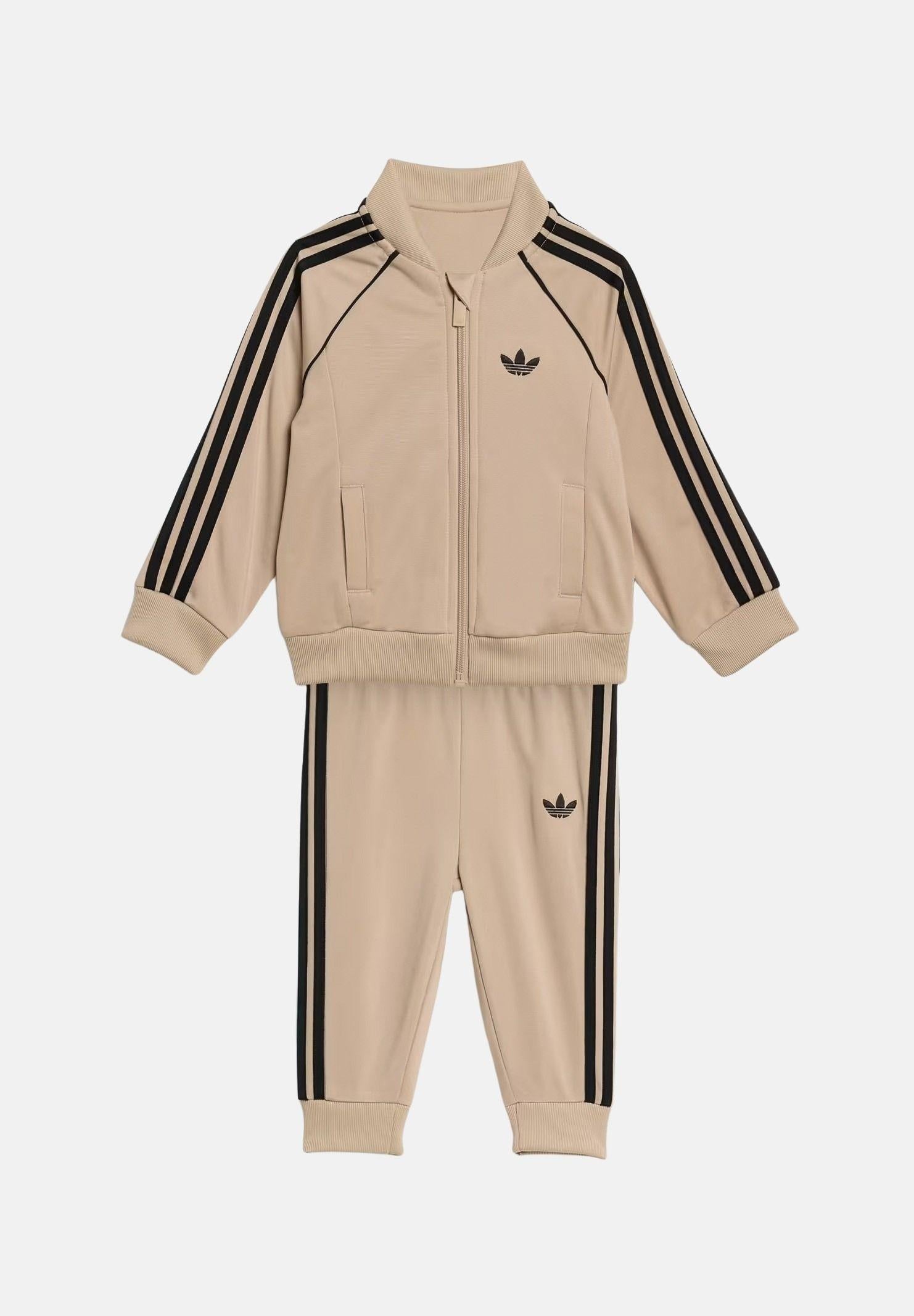 ADIDAS ORIGINALS Tuta SST beige da neonato KD1026 . ADIDAS ORIGINALS 