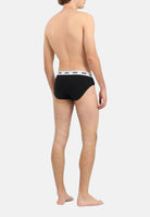 GCDS Slip (2 paia) neri da uomo con elastico logato A2EM3703UW1 99 GCDS 