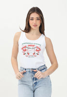 DSQUARED2 Canotta bianca per donna, ragazzi e bambini con grafica Cowboy Pizza DQ2974D0A2C DQ100 DSQUARED2 