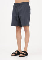 LACOSTE Shorts nero da uomo in seersucker di cotone GH1977 4CI LACOSTE 