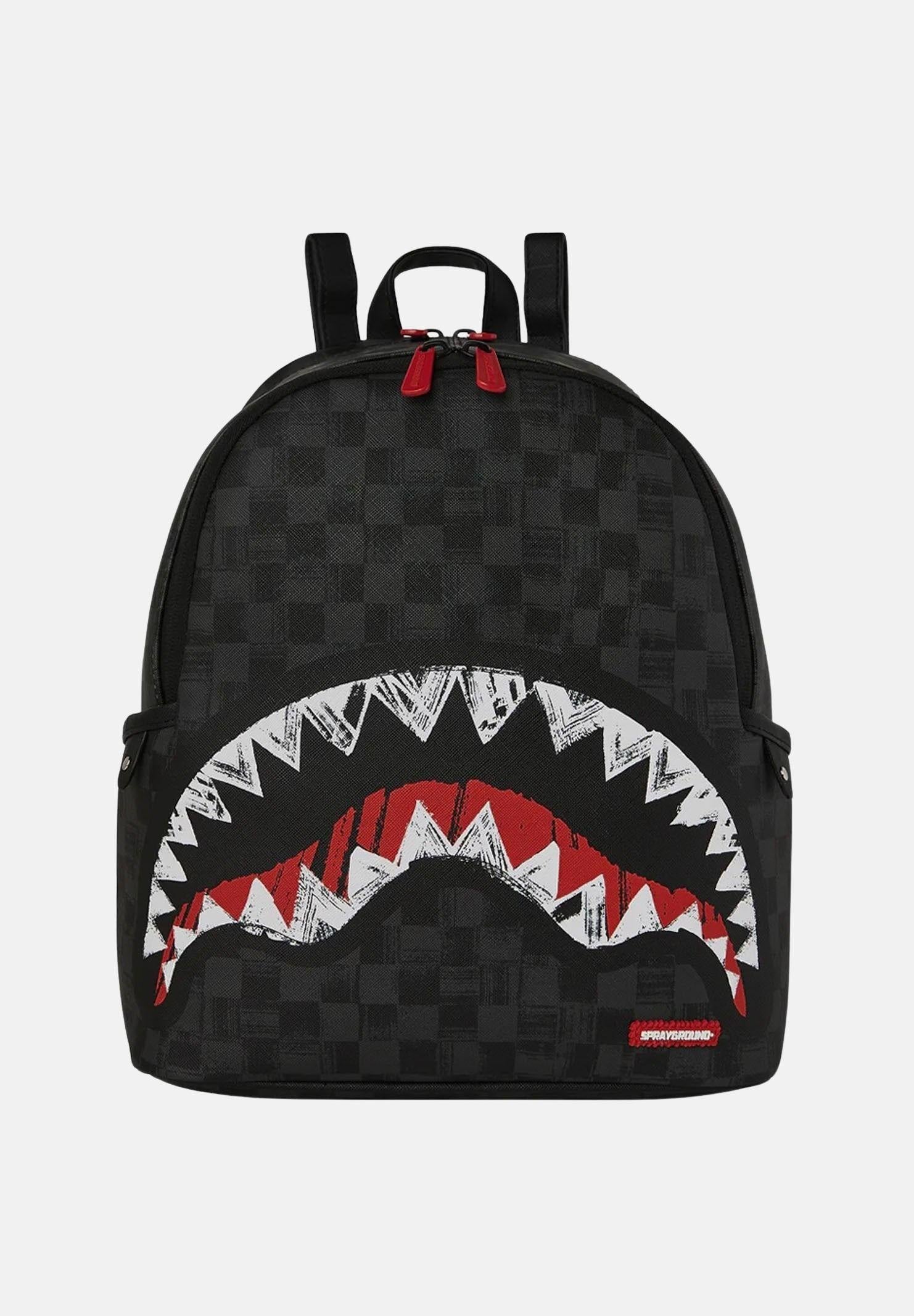 SPRAYGROUND Zainetto SCRIBBLE SHARK SAVAGE BACKPACK nero da donna 910B8226NSZ . SPRAYGROUND 