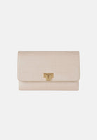 ELISABETTA FRANCHI Pochette vaniglia da donna realizzata in suede BS64A61E2 135 ELISABETTA FRANCHI 