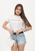 VICOLO T-shirt a manica corta bianca da donna con stampa "Amore di mamma" RAB0718 02 VICOLO 