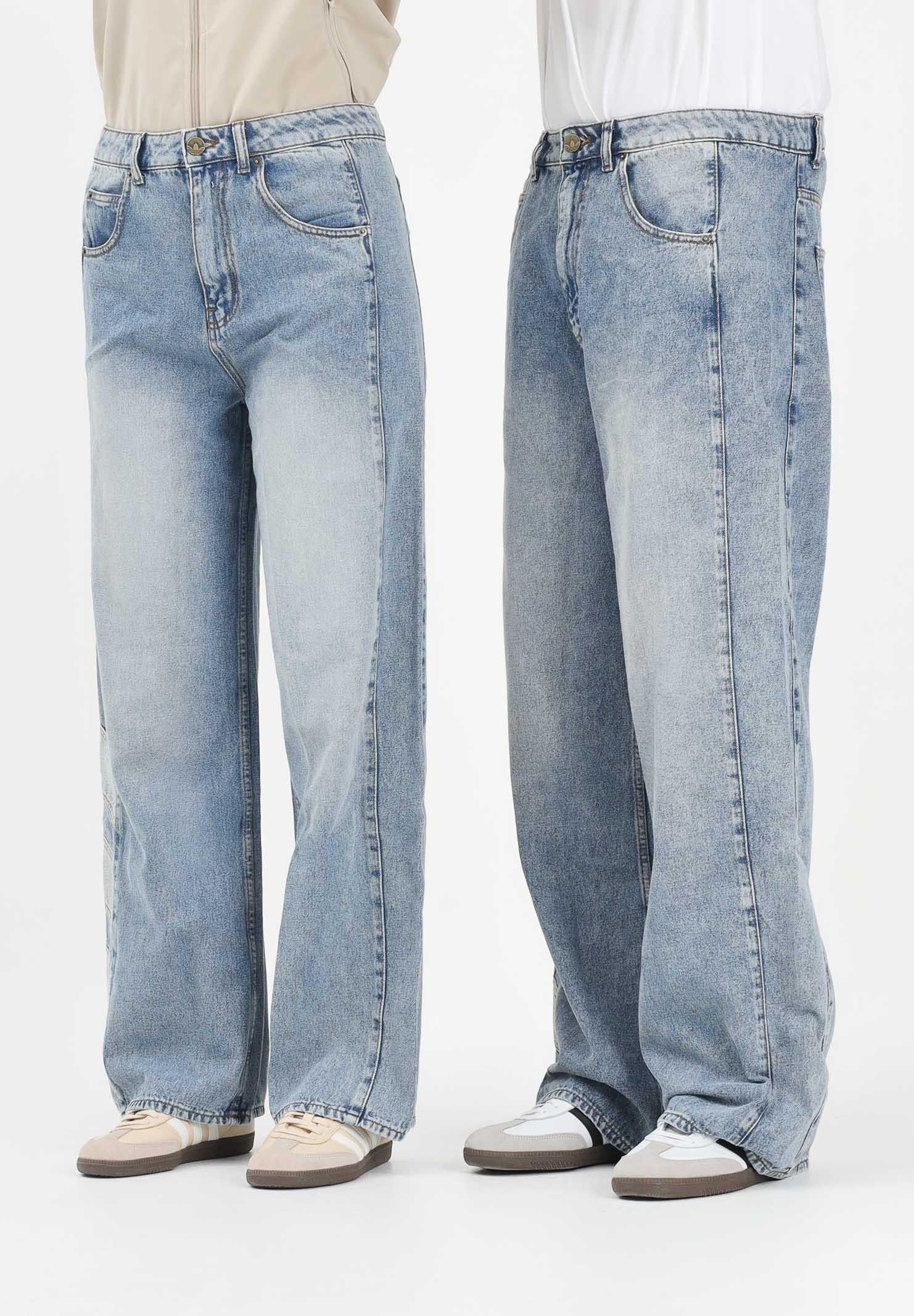 ADIDAS ORIGINALS Jeans in denim medio per uomo e donna KE0112 . ADIDAS ORIGINALS 