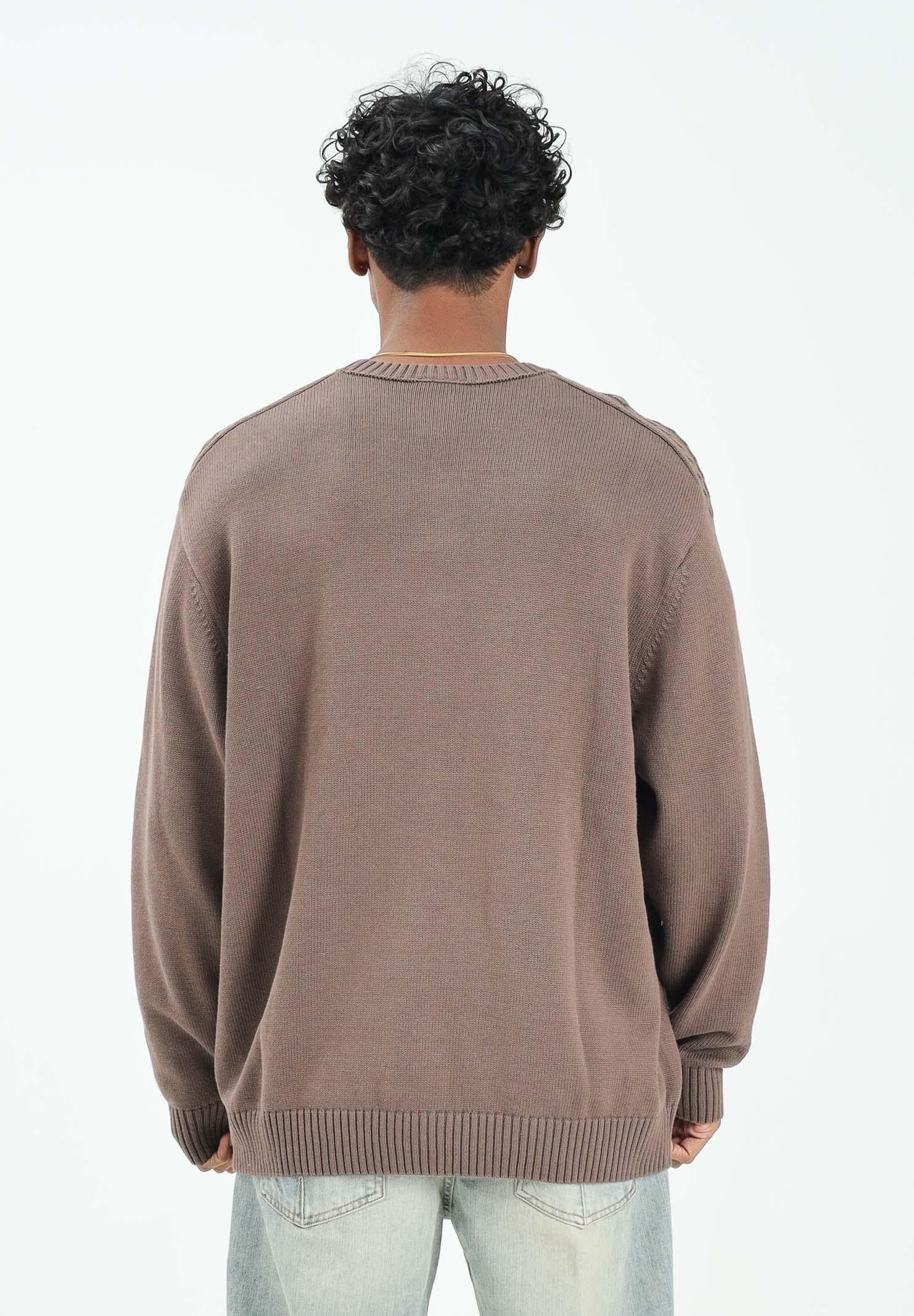 ADIDAS ORIGINALS Maglioncino girocollo Premium Essentials marrone da uomo JW3506 . ADIDAS ORIGINALS 