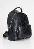 ARMANI EXCHANGE Zaino nero da donna con logo allover in rilievo 942805CC793 00020 ARMANI EXCHANGE 