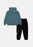 NIKE Tuta In The Zone nera e verde petrolio da bambino 86N738 023 NIKE 