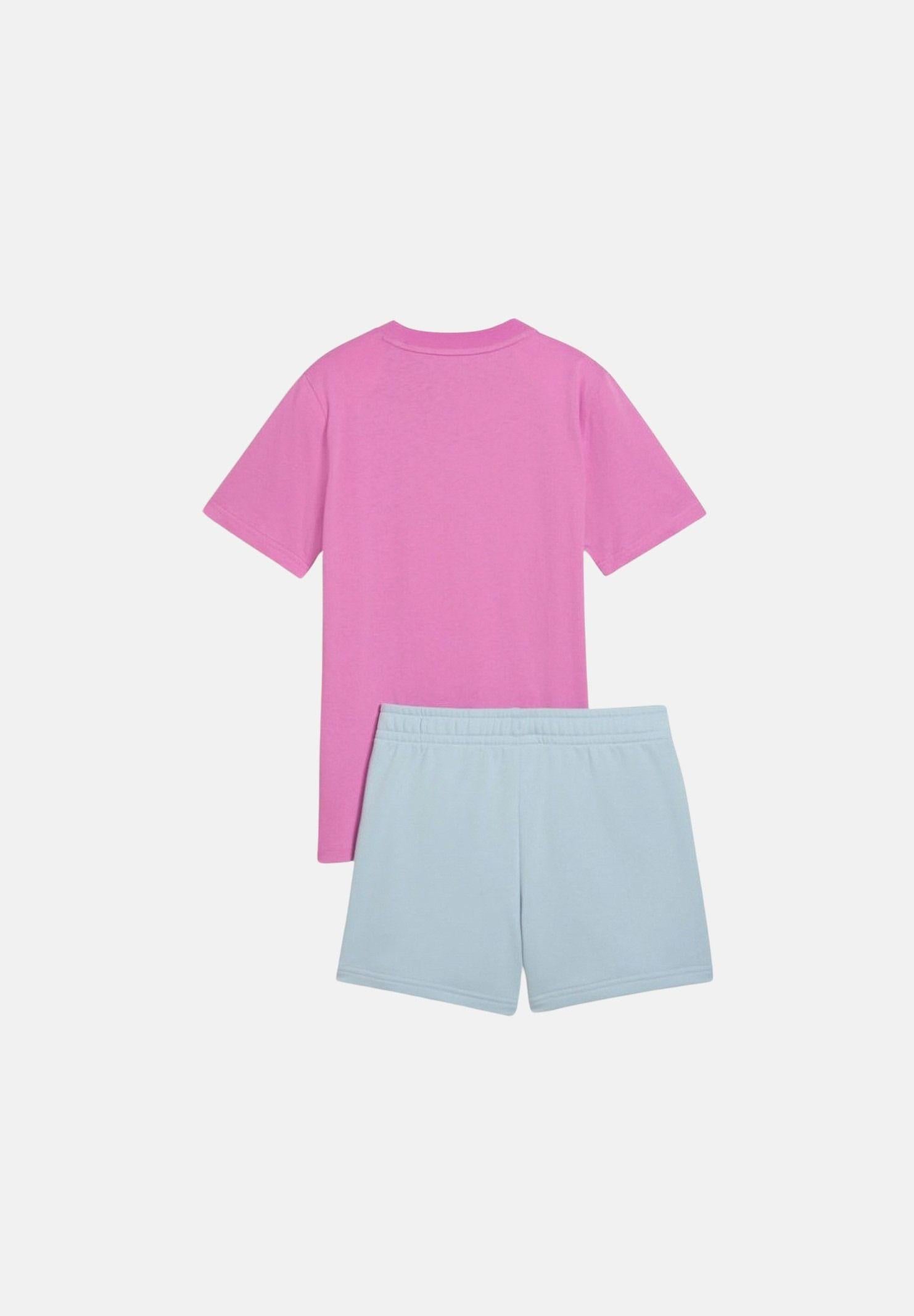 PUMA Completino Essentials fucsia e celeste da bambina 686307 74 PUMA 