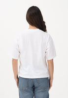 DIESEL T-shirt a manica corta bianca per donna e ragazze con logo Oval D J0242800YI9 K100 DIESEL 