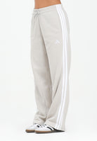ADIDAS PERFORMANCE Pantalone sportivo Essentials 3-Stripes Open Hem French Terry beige da donna JW9215  ADIDAS PERFORMANCE 