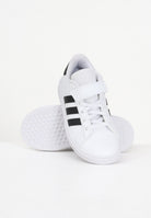 ADIDAS PERFORMANCE Sneakers Grand Court 2.0 bianche per bambino e bambina IH5529 . ADIDAS PERFORMANCE 