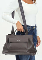ARMANI EXCHANGE Shopper marrone da donna con tasca e logo XW001542AF17019 U6304 ARMANI EXCHANGE 