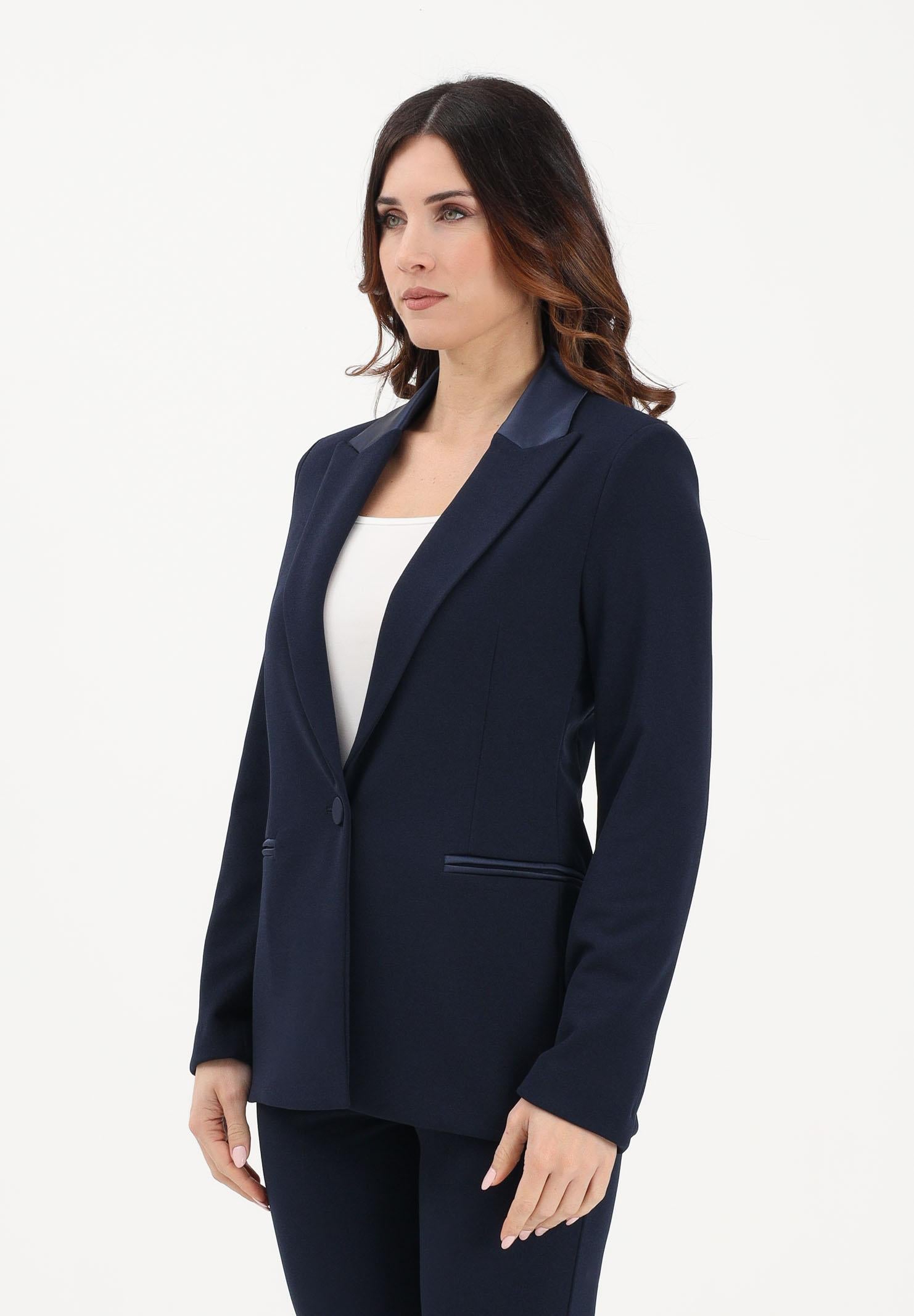VICOLO Giacca monopetto blu da donna TAB0230 A89 VICOLO 