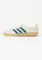 ADIDAS ORIGINALS Sneakers GAZELLE INDOOR AYAKKABI beige e verdi per uomo e donna IH9675 . ADIDAS ORIGINALS 