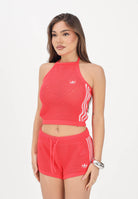 ADIDAS ORIGINALS Top corallo da donna lavorato all'uncinetto KC6483 . ADIDAS ORIGINALS 
