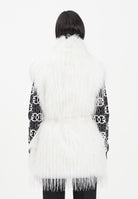 PINKO Pelliccia smanicata bianca da donna 106044A2ZO Z14 PINKO 