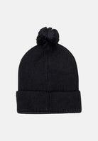 THE NORTH FACE Berretto di lana nero per uomo e donna con pompon e riquadro con logo TNF NF0A8CHFJK31  THE NORTH FACE 