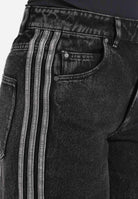 ADIDAS ORIGINALS Jeans adicolor Denim 3-Stripe nero da donna JD3109 . ADIDAS ORIGINALS 