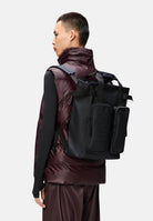 RAINS Zaino Texel Tote nero per uomo e donna RA14240 BLA RAINS 