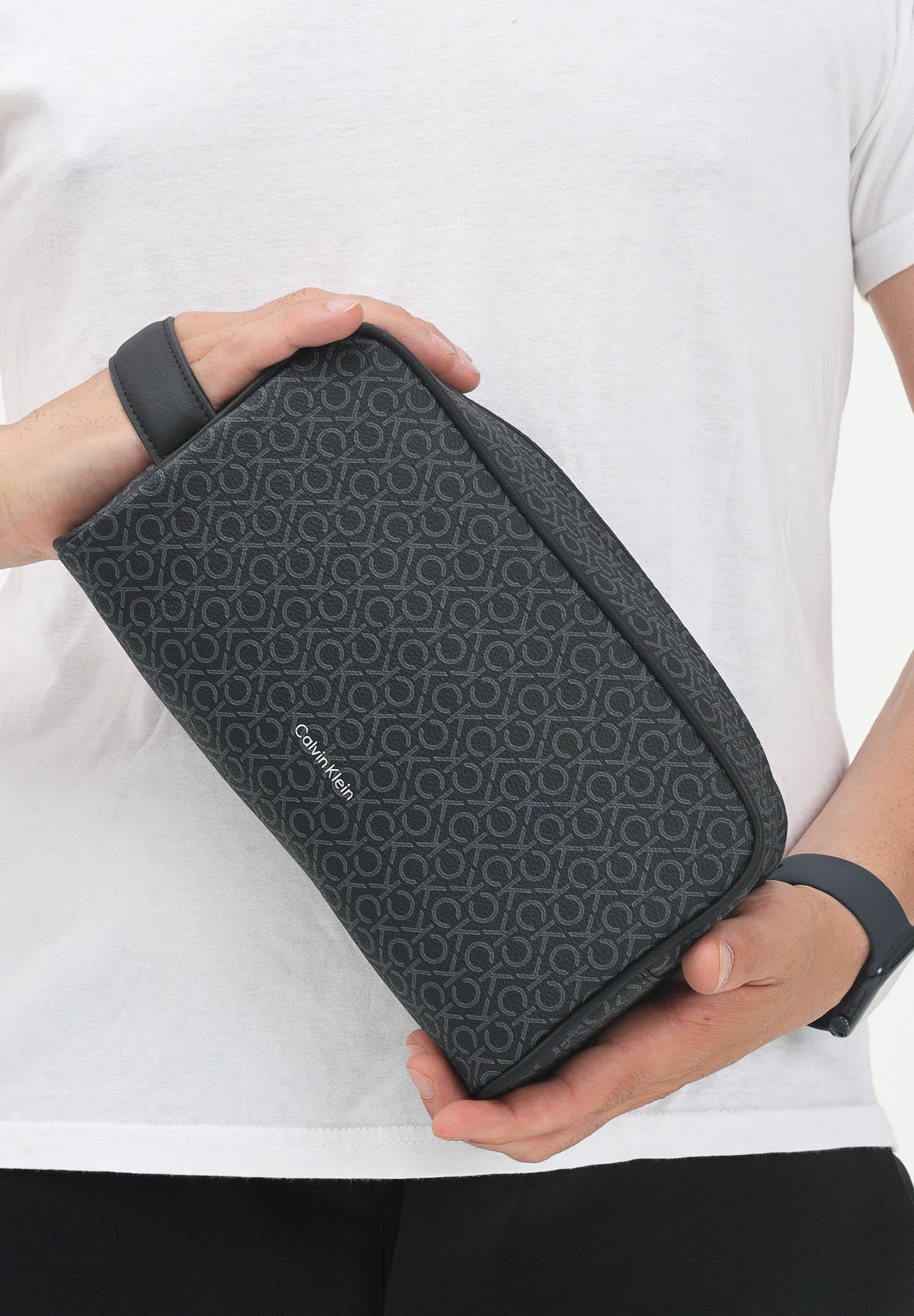 Calvin Klein Pochette Nera Uomo Monogram