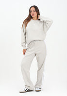 ADIDAS PERFORMANCE Pantalone sportivo Essentials 3-Stripes Open Hem French Terry beige da donna JW9215  ADIDAS PERFORMANCE 