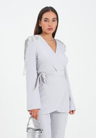 ALMA SANCHEZ Giacca Macea grigia da donna AS2526101TF 902 ALMA SANCHEZ 