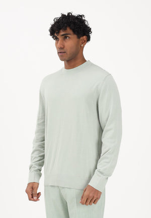 SELECTED HOMME Maglioncino girocollo verde menta da uomo 16099817 AQGR SELECTED HOMME 