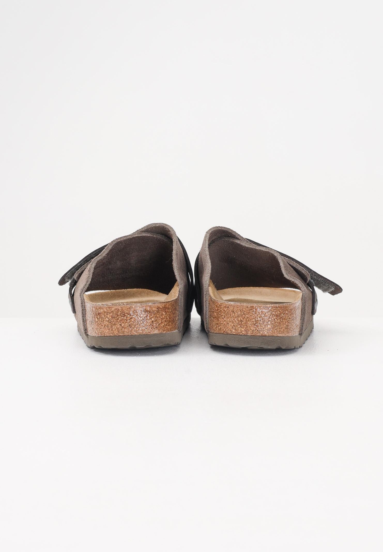 BIRKENSTOCK Ciabatte Kyoto marroni da uomo 1029138 . BIRKENSTOCK 