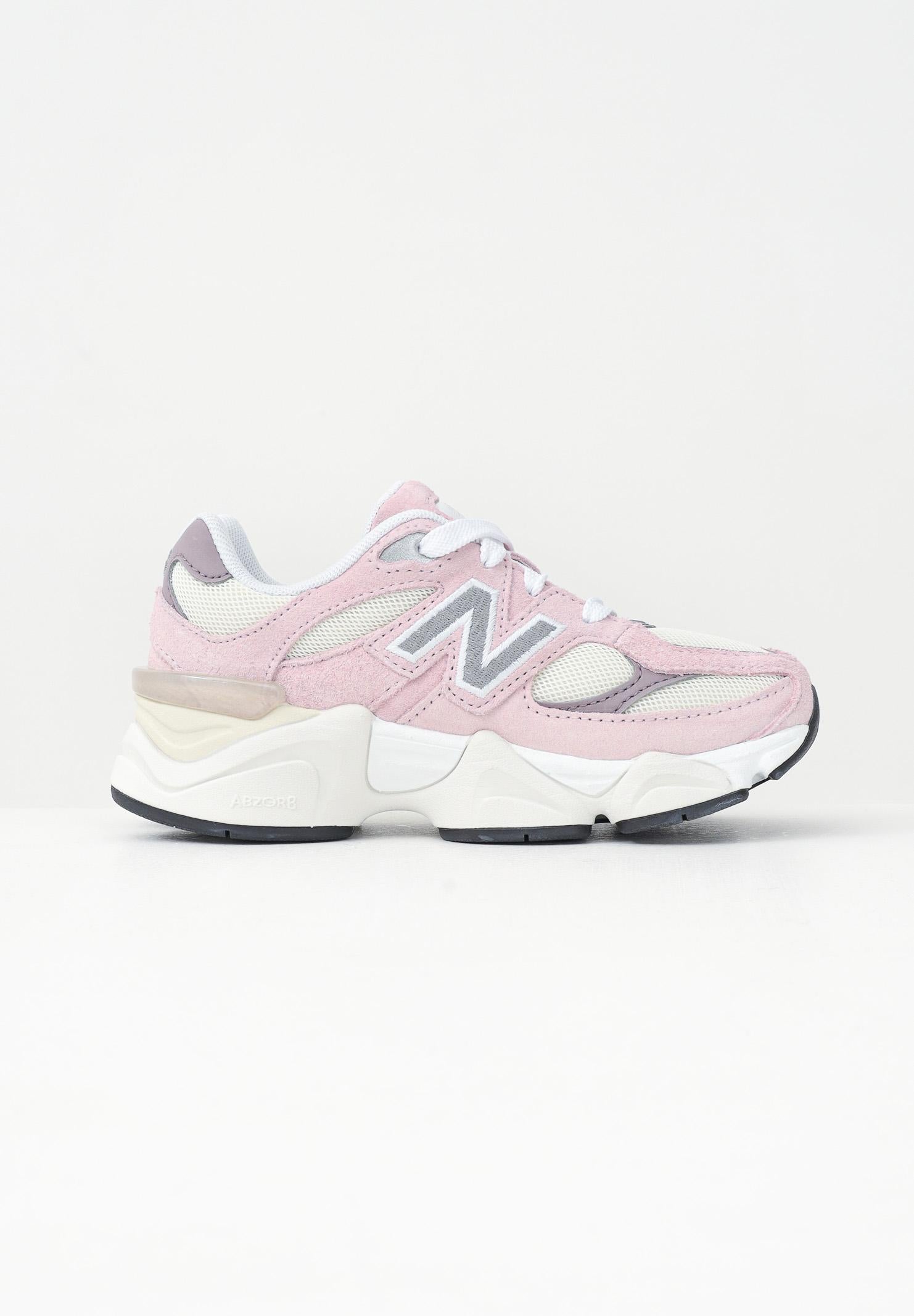 NEW BALANCE Sneakers 9060 Lace rosa da bambina PC9060BE . NEW BALANCE 