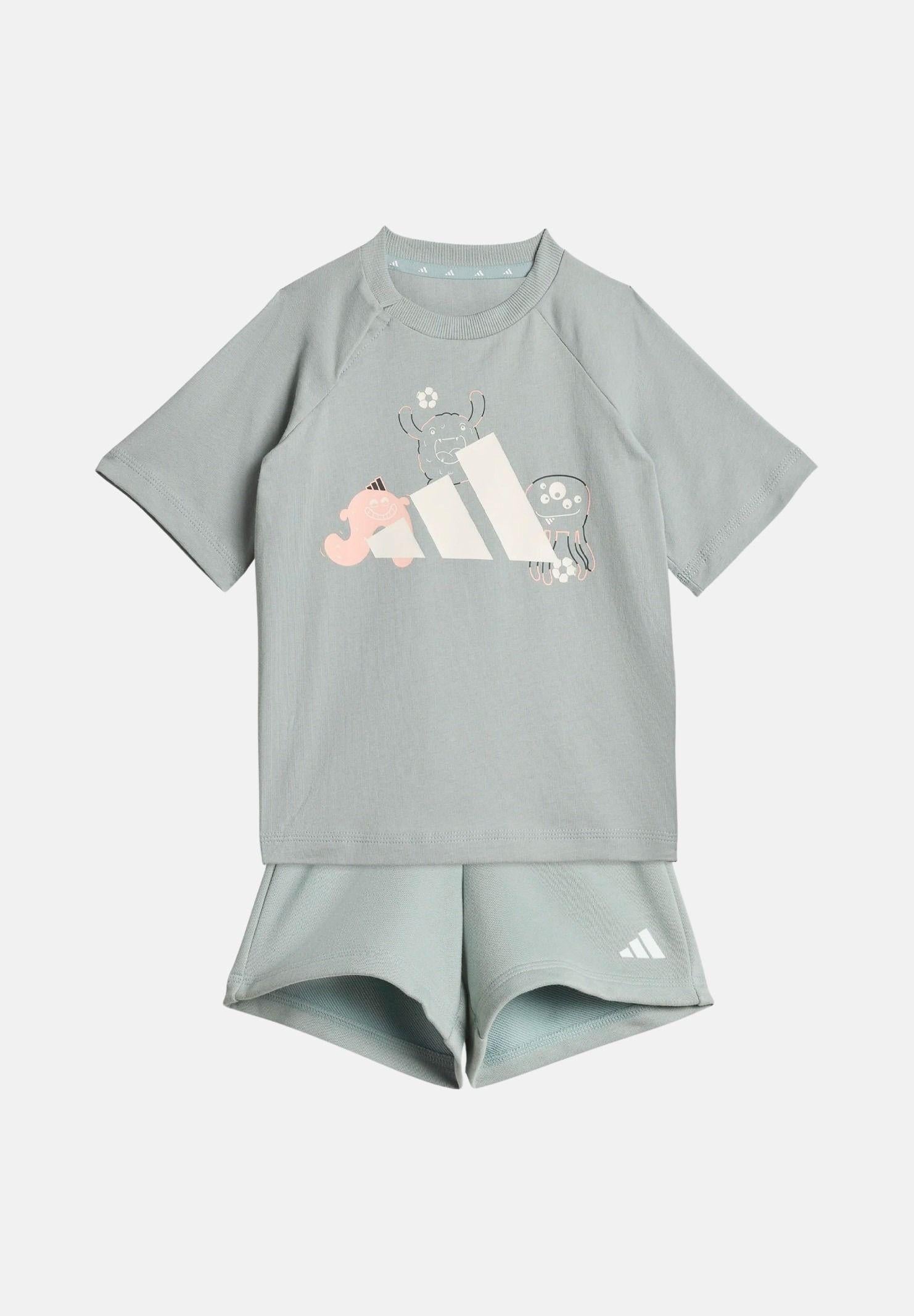 ADIDAS PERFORMANCE Completino TIRO_NSTER verde acqua da neonato KC4614 . ADIDAS ORIGINALS 