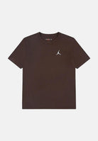 JORDAN T-shirt a manica corta marrone per bambino e bambina con ricamo Jumpman 95D266 X25 JORDAN 