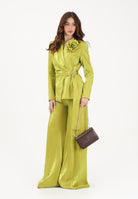 SHIT Pantalone a palazzo verde da donna SH26008 AV SHIT 