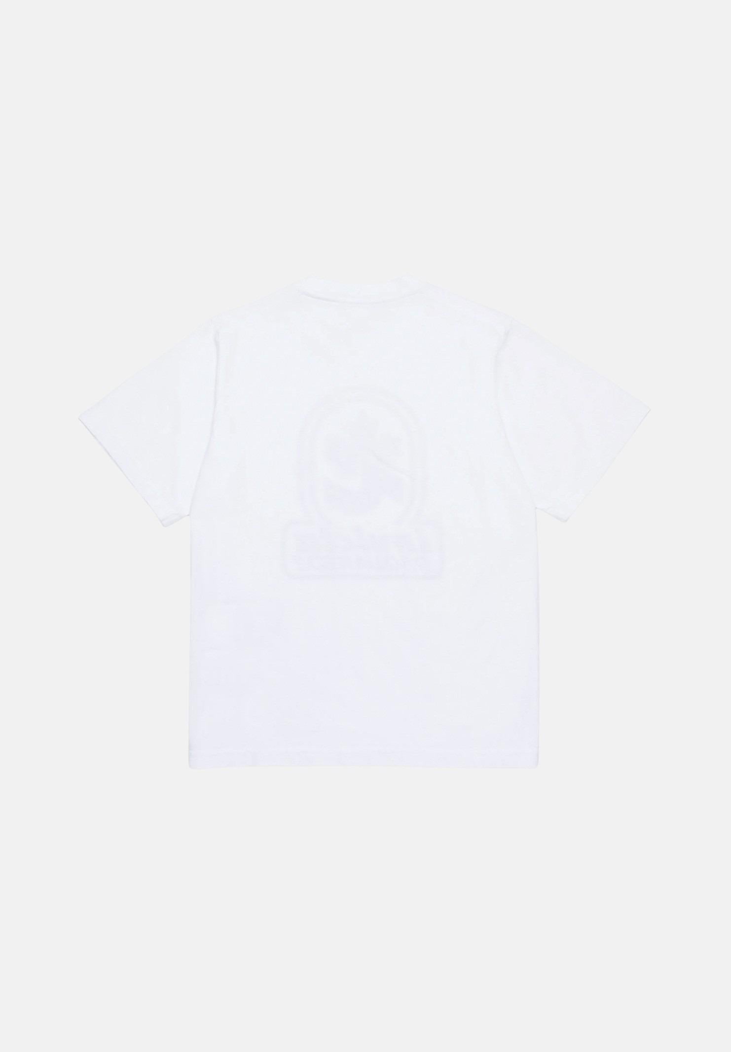T-shirt a manica corta bianca per bambino e bambina con logo "Invicta Dsquared2" DQ2924D0AD3-B DQ100 DSQUARED2 