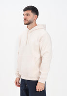 ADIDAS ORIGINALS Felpa con cappuccio Trefoil Essentials panna da uomo HZ3598 . ADIDAS ORIGINALS 