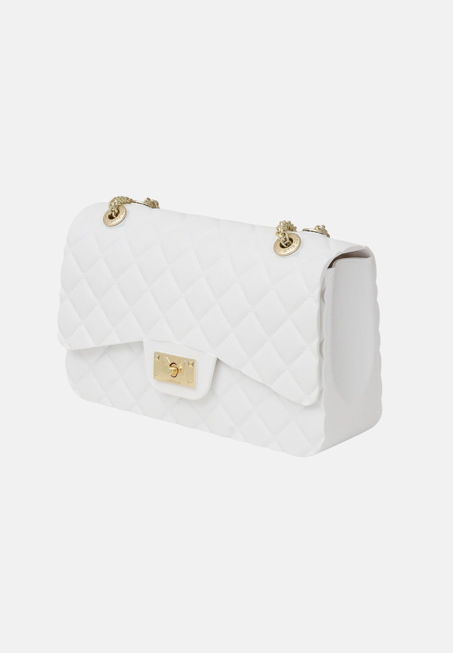 MARC ELLIS Borsa a tracolla Flat Falcon M bianca da donna FLAT-FALCON-M26 MIMAGO MARC ELLIS 