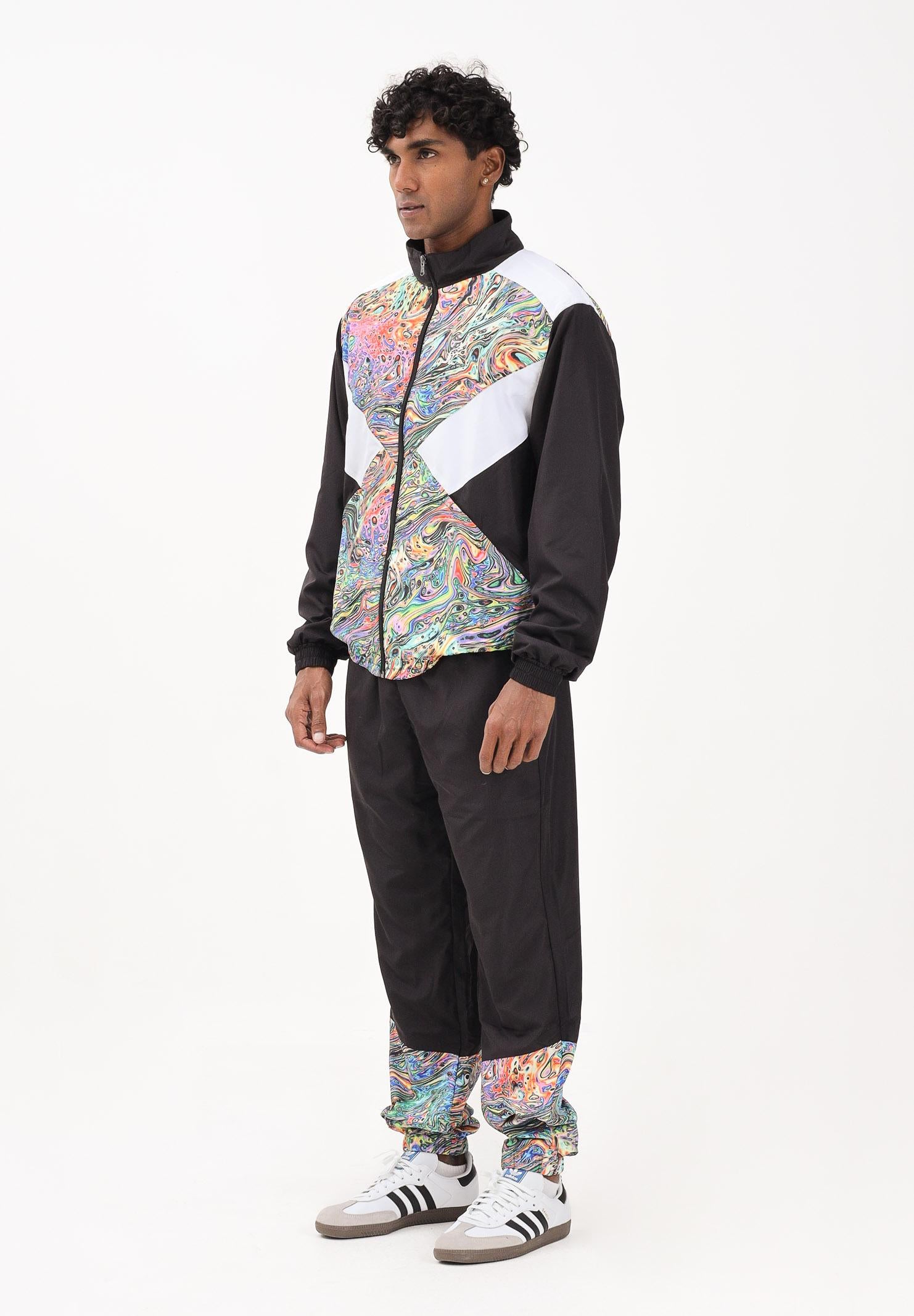 AUSTRALIAN Tuta nera da uomo con stampa SPUTU0019 77114 AUSTRALIAN 