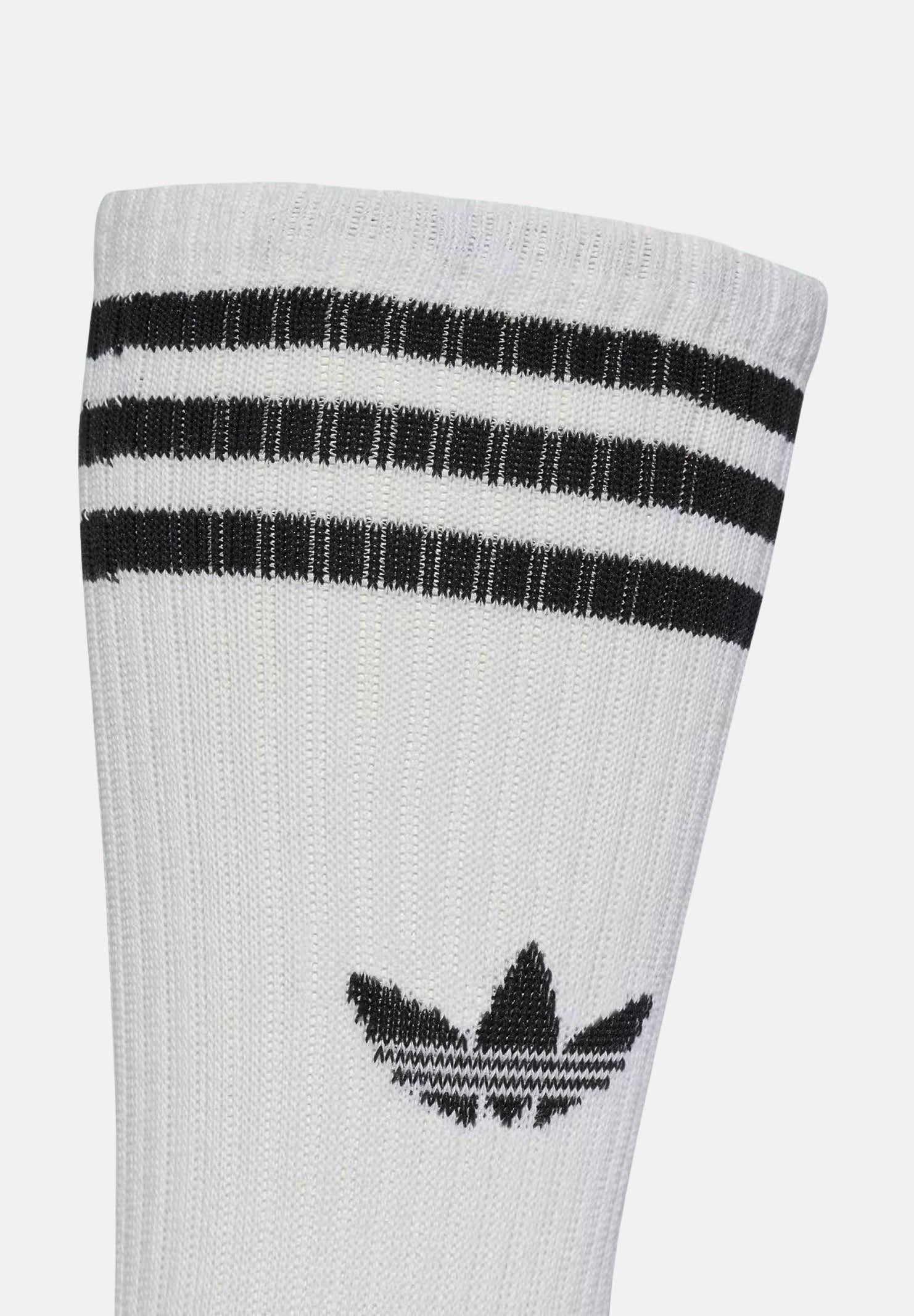 ADIDAS ORIGINALS Calzini (3 paia) 3-Stripes High bianchi per uomo e donna JV7416 . ADIDAS ORIGINALS 