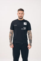 THE NORTH FACE T-shirt a manica corta Foundation Mountain Coordinates nera da uomo NF0A8BQXJK31  THE NORTH FACE 