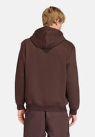 ADIDAS ORIGINALS Felpa con cappuccio Trefoil Essentials Loose marrone da uomo KE1139 . ADIDAS ORIGINALS 