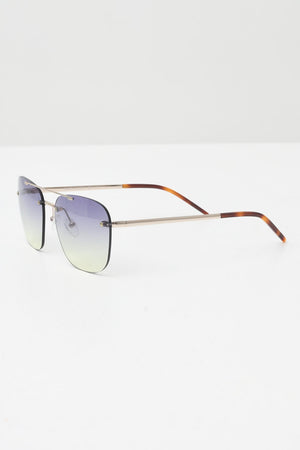 CRISTIAN LEROY Occhiali da sole con lenti sfumate lilla-verde per uomo e donna 15065 02 CRISTIAN LEROY 