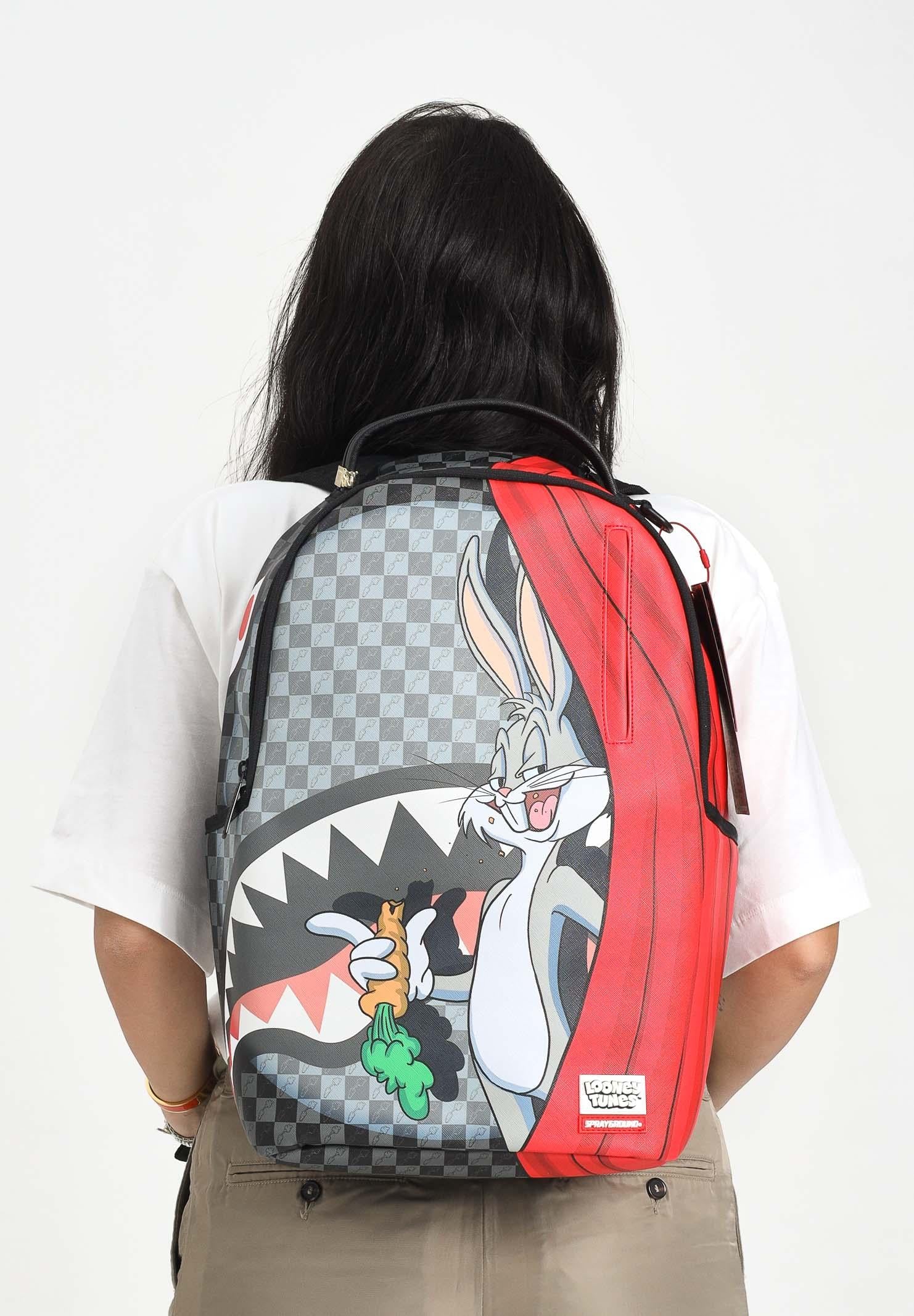 SPRAYGROUND Zaino BUGS CURTAIN REVEAL DLXSV nero e grigio per uomo e donna 910B7343NSZ  SPRAYGROUND 