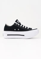 CONVERSE Sneakers Chuck Taylor All Star Lift Double Stack Platform nere da donna A15490C . CONVERSE 