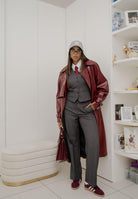 ONLY Pantalone elegante grigio da donna 15318089 DarkGreyMel ONLY 