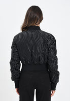 ARMANI EXCHANGE Bomber nero da donna con motivo a onde lucide XW000738AF16211 FC102 ARMANI EXCHANGE 