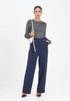 JDY Pantalone blu da donna 15354510 BlackIris JDY 