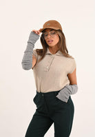 VICOLO Gilet beige da donna 77214F BE VICOLO 