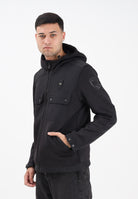 BLAUER Felpa con zip SCUBA MULTITASCHE RODMAN nera da uomo 25WBLUF02252-004745 999 BLAUER 