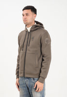 BLAUER Felpa con zip Colby verde bosco da uomo 25WBLUF02093-004745 670 BLAUER 