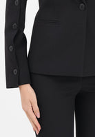 PINKO Giacca nera da donna con bottoni lungo le maniche 105679A2R9 Z99 PINKO 