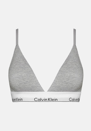 CALVIN KLEIN Reggiseno grigio da donna con logo 000QF5650E P7A CALVIN KLEIN 